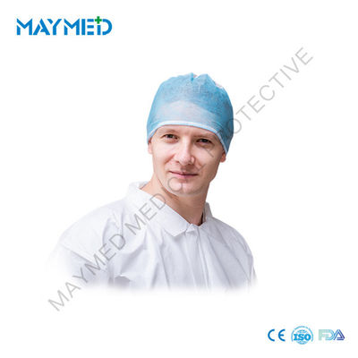 Elastic PP Nonwoven Doctor Disposable Surgical Caps anti virus ISO13485