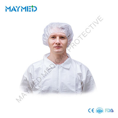 Disposable PP Nonwoven Bouffant clip Cap widely used for food industry/home use/medical use