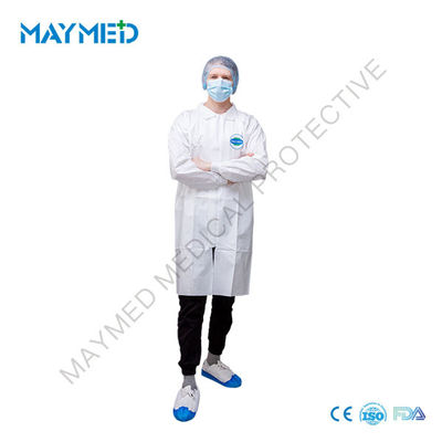 Elastic Cuffs EN14126 Disposable Lab Coats