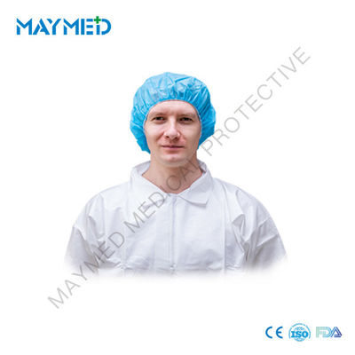 Disposable PP Nonwoven Bouffant clip Cap widely used for food industry/home use/medical use