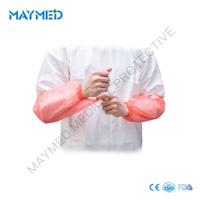 0.04mm Medical Elastic Disposable PE Sleeve Cover 48*22cm