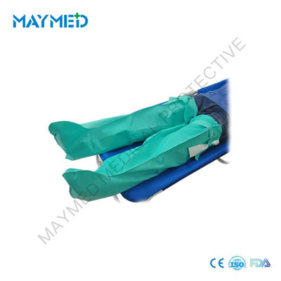 Woodpulp Spunlace disposable medical pants With Feet