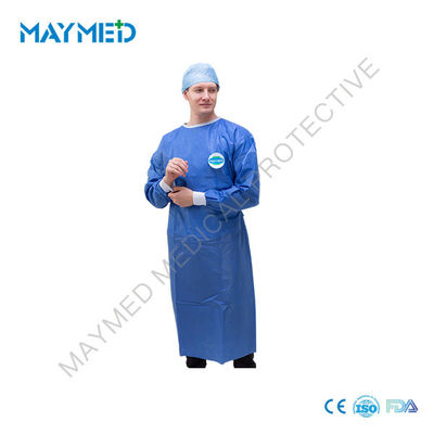 SMS Hospital Nonwoven Disposable Operating Gowns With Cuffs surgical gowns
