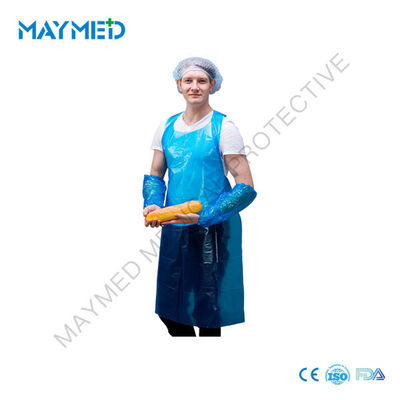 Disposable Polyethylene LDPE Plastic Aprons On A Roll