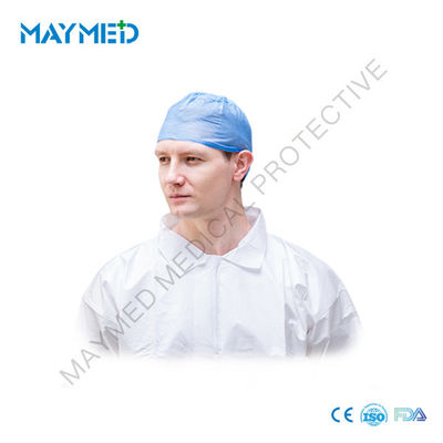 Elastic PP Nonwoven Doctor Disposable Surgical Caps anti virus ISO13485