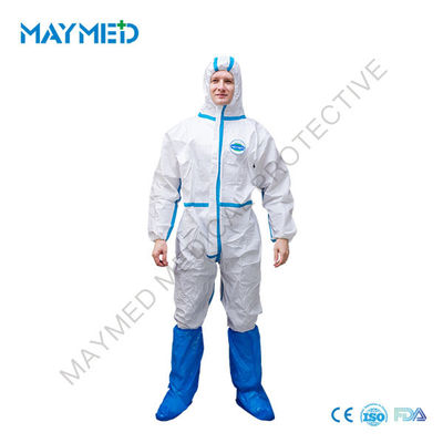 Dust Proof EN14126 Tape Seam Microporous Film Coverall