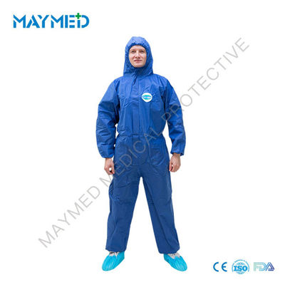 Type 5 6 SF Microporous Disposable Isolation Coverall Safety Suit Coverall