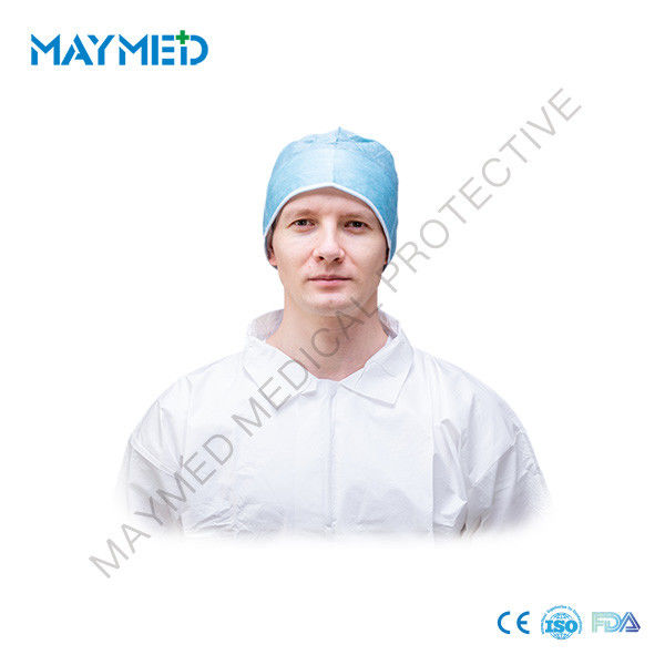 Doctor Use Protective Disposable Surgical Caps Latex Free from colourful PP and SMS  ISO13485