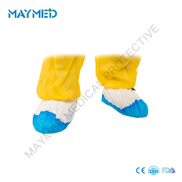 CPE Sole PP Disposable Waterproof Boot Covers 15x36cm