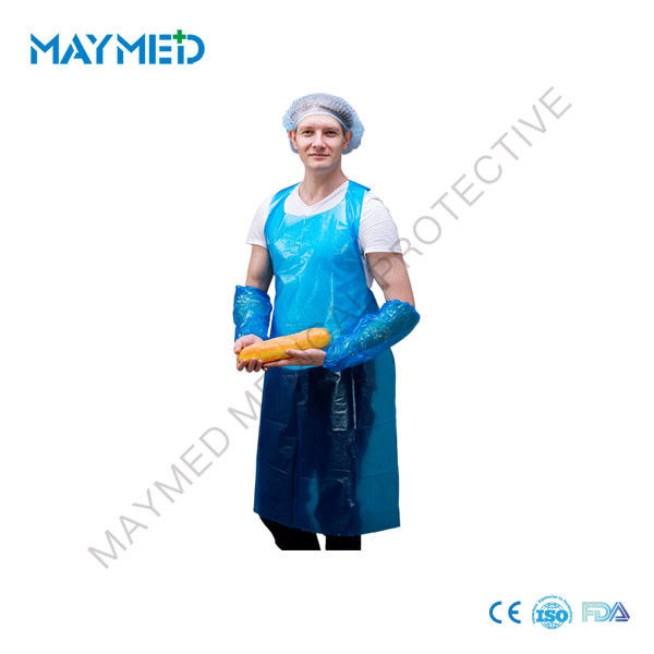 Disposable Polyethylene LDPE Plastic Aprons On A Roll